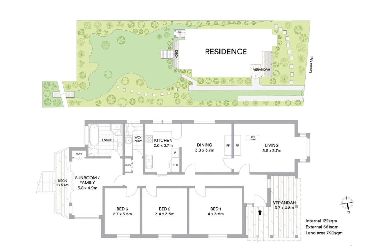 Mintie Cottage On Leura Mall Екстер'єр фото